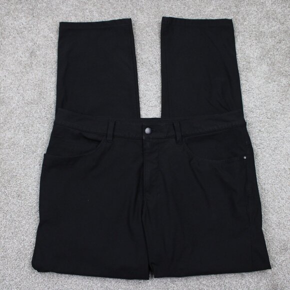 lululemon athletica Other - Lululemon ABC Pants Mens 34 Black 5-Pocket Athleisure Stretch w/ 30" inseam